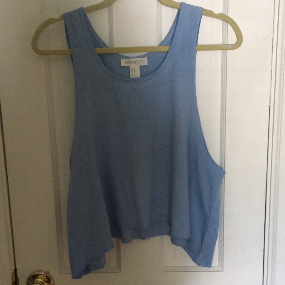 Baby blue tank top
